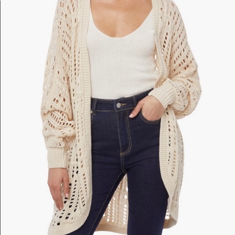 NWT - Diamond Stitch Doleman Cardigan